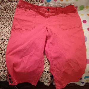 CJ Banks Women's Capris 18W